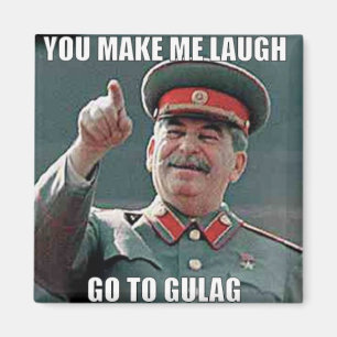Stalin Gulag Meme Magneet