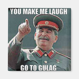 Stalin Gulag Meme Magneet