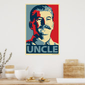 Stalin - Oom Joe: Obama parodie poster (Keuken)