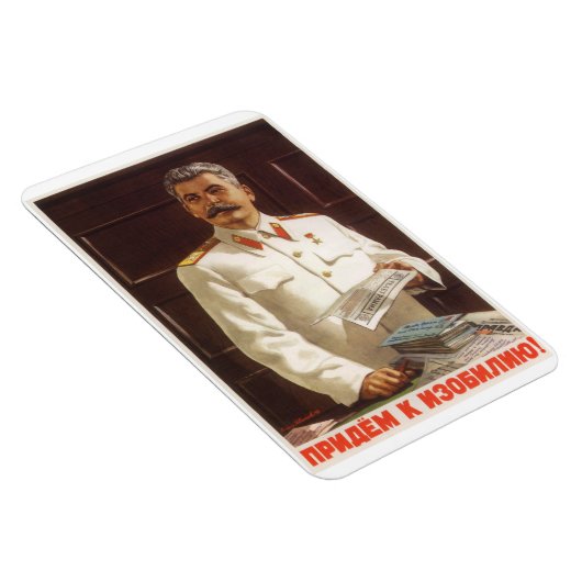 Stalin Sovjet-Poster Magneet (Rechterzijde)