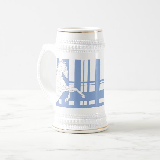 Staline tatan bleu Stein Mug (Devant gauche)