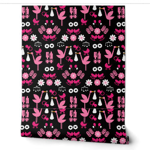 Stalk Levering Twee Babykamer Behang