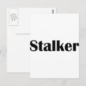 Stalker Briefkaart (Voorkant / Achterkant)