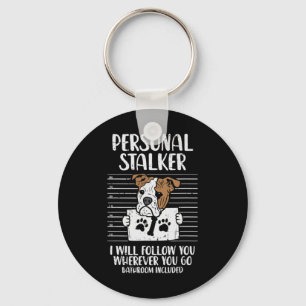 Stalker Engels Bulldog plezier Sleutelhanger