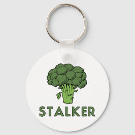 STALKER Funny Broccoli Fun Humor Pun Sleutelhanger