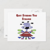 Stalker Monster Briefkaart (Voorkant / Achterkant)