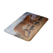 Stalking Tiger (door Rosa Bonheur) Badmat (Gekanteld)