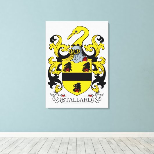 Stallard Wapen Canvas Afdruk (Insitu (Houten vloer))