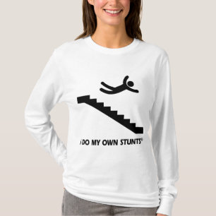 Stallen mijn eigen stunts t-shirt