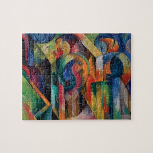 Stallen van Franz Marc Legpuzzel (Horizontaal)