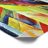 Stallen van Franz Marc Poster (Hoek)