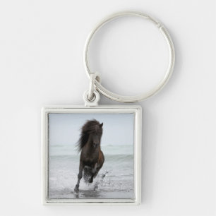 Stallion aan boord Noord-Atlantische Oceaan Sleutelhanger