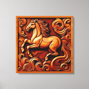 Stallion Canvas Afdruk