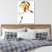 Stallion Canvas Afdruk (Insitu (Slaapkamer))