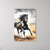 Stallion in Full Stride Canvas Afdruk (Voorkant)