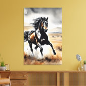 Stallion in Full Stride Canvas Afdruk (Insitu (Woonkamer))