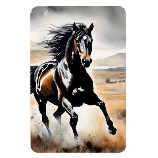 Stallion in Full Stride Magneet (Verticaal)