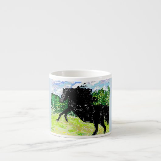 Stallion noir Espresso Mug tonnerre (Devant)
