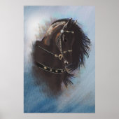 Stallion Portrait - Poster (Devant)