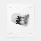 Stallion Shaman & Feathers Fleece Blanket (Voorkant)