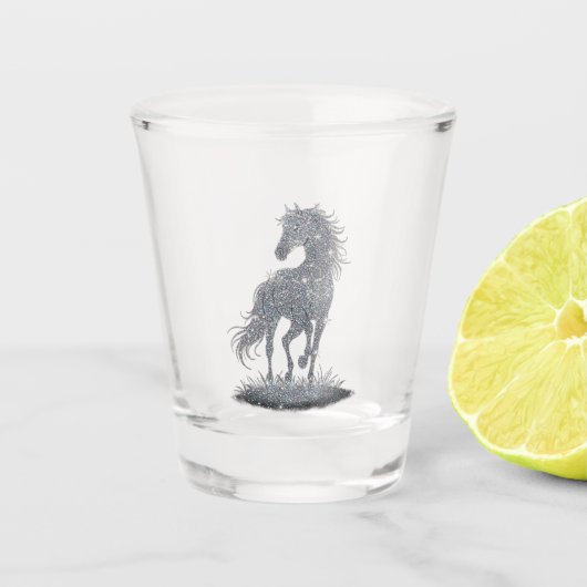 Stallion shot glass Glas (Voorkant)