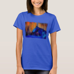 Stallion & Trees Fantasy Horse Modern Art T-shirt