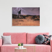 Stallion Voodoo Canvas Afdruk (Insitu (Woonkamer))