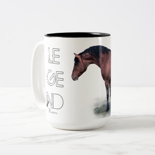 Stallion Wild Mustang, Mug "Honor" (Devant gauche)
