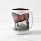 Stallion Wild Mustang, Mug "Honor" (Devant droit)