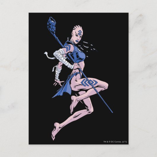 Stam 1 van de indigo briefkaart (Voorkant)