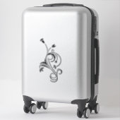 Stam Bloem Sticker (Koffer)
