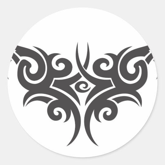 stam-vector-clipart-5 ronde sticker (Voorkant)