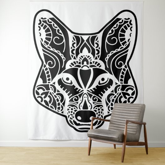 Stam WOLF Wandkleed (In situ)