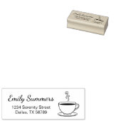 Stambeker koffieadres 	rubberstempel (Gestempeld)