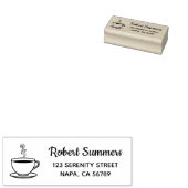 Stambeker koffieadres 	rubberstempel (Gestempeld)