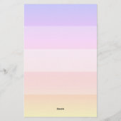 Stambenodigdheden voor regenboogstrips briefpapier (Achterkant)