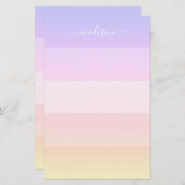 Stambenodigdheden voor regenboogstrips briefpapier (Voorkant / Achterkant)