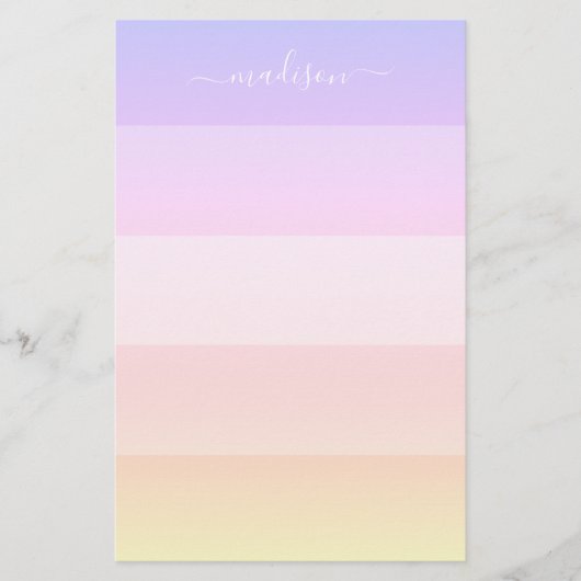 Stambenodigdheden voor regenboogstrips briefpapier (Voorkant)