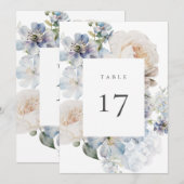 Stamblauwe tuin — Kaart tabelnummer (Voorkant / Achterkant)