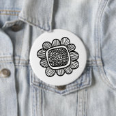 Stambloem Ronde Button 4,0 Cm (In situ)