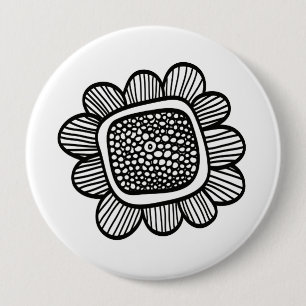 Stambloem Ronde Button 4,0 Cm