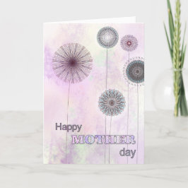 Stambloemen Feestdagen Kaart