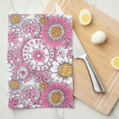 Stambloemen Theedoek (Quarter Fold)