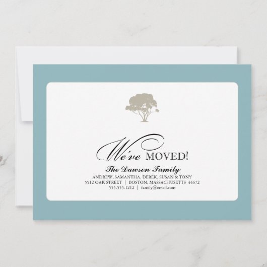 stamboom {wij hebben bewogen} aankondiging (Voorkant)