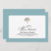 stamboom {wij hebben bewogen} aankondiging (Voorkant / Achterkant)