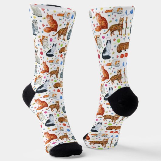 Stamboomkatten Sokken (Gebogen)