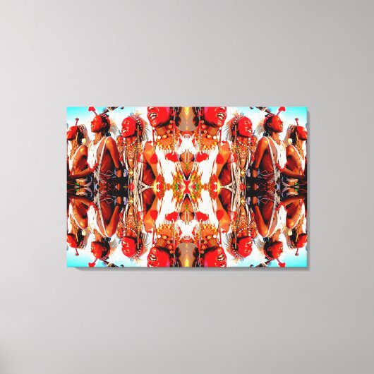 Stamdans Canvas Afdruk (Voorkant)