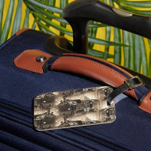 Stamdromen - Bagagelabel van de treinmotor (Voorkant Insitu 3)