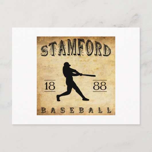 Stamford Connecticut Baseball Briefkaart (Voorkant)