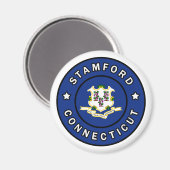 Stamford Connecticut Magneet (Voorkant / Achterkant)